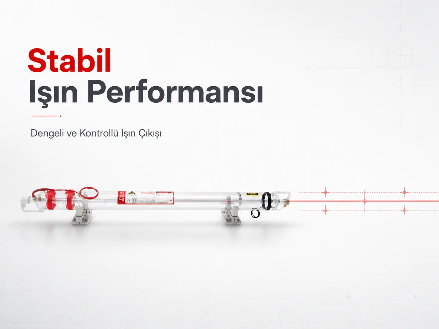 Stabil ve dengeli ışın performansı açıklama görseli