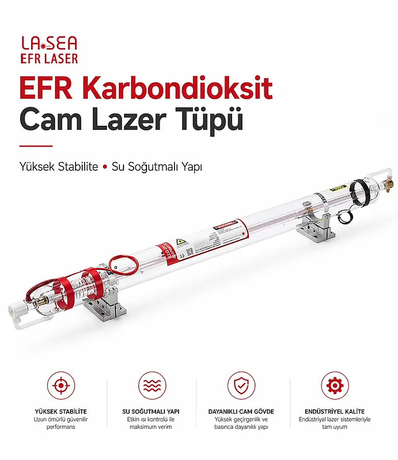 EFR CO2 Cam Lazer Tüp (Karbondioksit Lazer Tüp) - 1