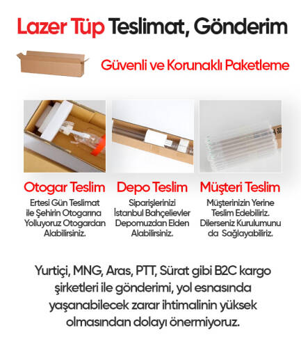 Hunst CO2 Cam Lazer Tüp (Karbondioksit Lazer Tüp) - 6