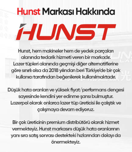 Hunst CO2 Cam Lazer Tüp (Karbondioksit Lazer Tüp) - 8