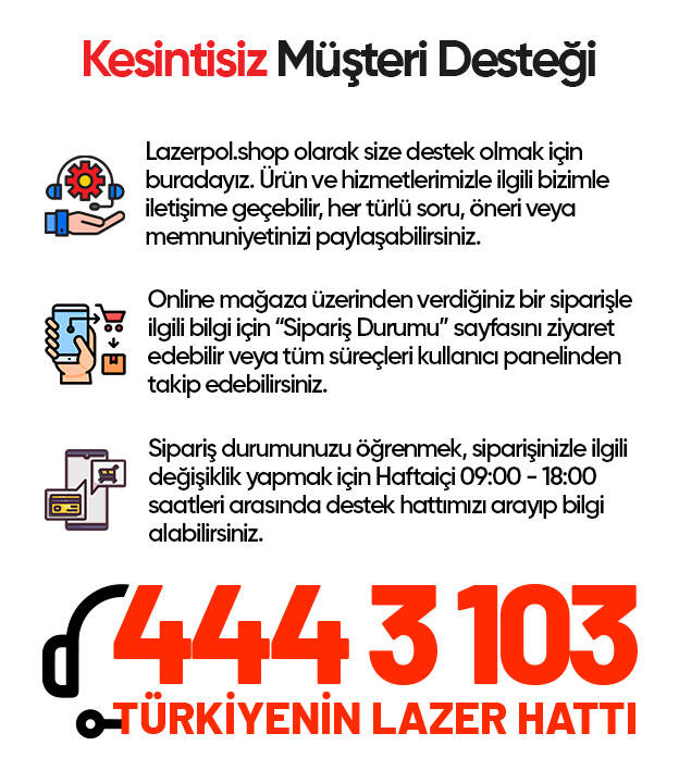 Hunst CO2 Cam Lazer Tüp (Karbondioksit Lazer Tüp) - 9