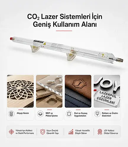 JOY CO2 Cam Lazer Tüp (Karbondioksit Lazer Tüp) - 8