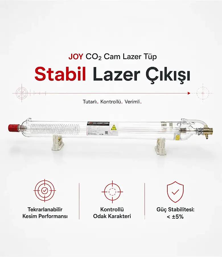 JOY CO2 Cam Lazer Tüp (Karbondioksit Lazer Tüp) - 5