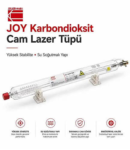 JOY CO2 Cam Lazer Tüp (Karbondioksit Lazer Tüp) - 1