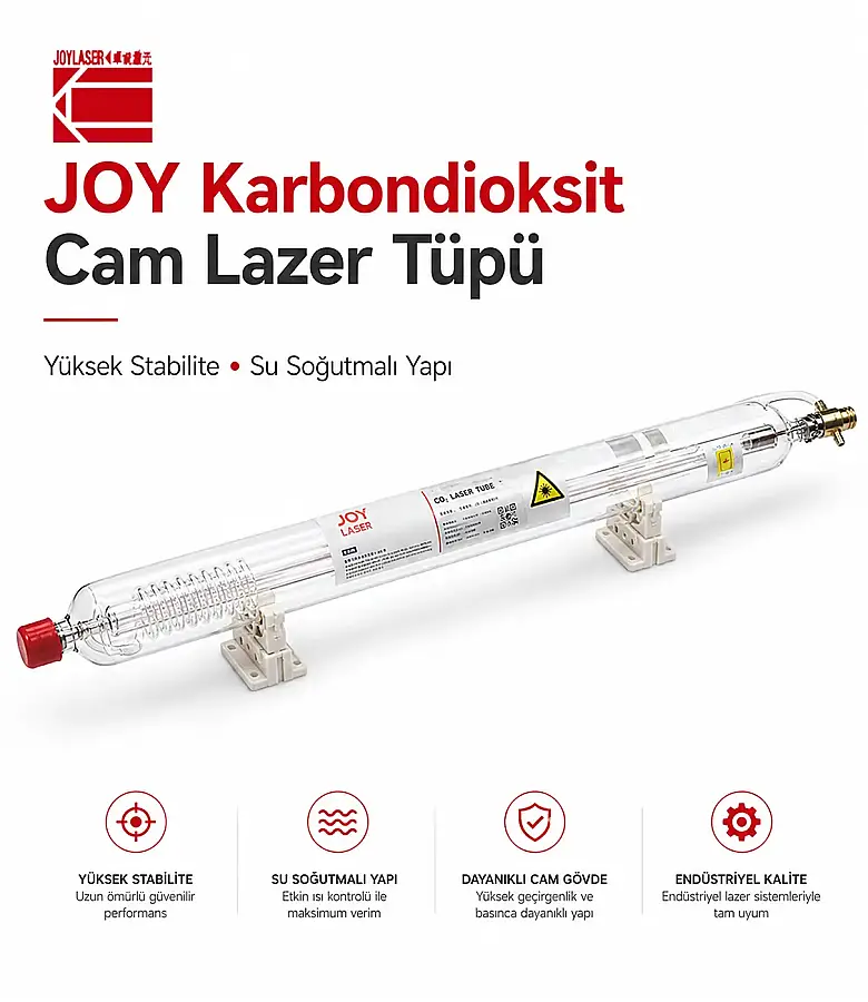 JOY CO2 Cam Lazer Tüp (Karbondioksit Lazer Tüp) - 1
